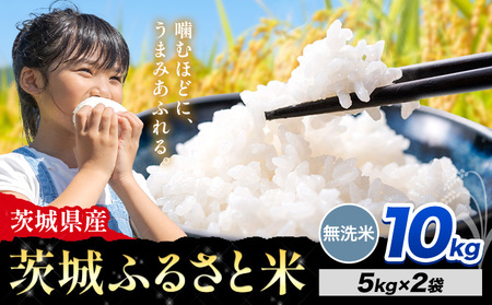 米 茨城 ふるさと米 無洗米 10kg《8月下旬-9月末頃出荷》無洗米 無洗米 無洗米