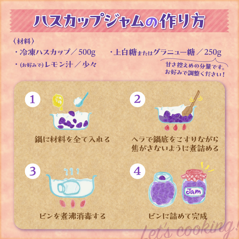 とかちしみずフルーツガーデンのハスカップジャムづくりセット_S009-0007