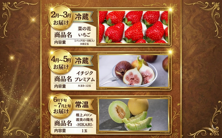 幻の野菜・フルーツ 定期便 6回お届け 先行予約 くだもの 果物 旬 めろん イチジク 夏 夏季 人気 愛知県 田原市 ド甘い