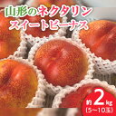 【ふるさと納税】山形のネクタリン(スイートビーナス)約2kg(5〜10玉) 【令和7年産先行予約】FS24-568 くだもの 果物 フルーツ 山形 山形県 山形市 お取り寄せ 2025年産