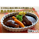 【ふるさと納税】ふるさと納税　洋食屋さんの絶品飛騨牛ビーフシチュー 8個セット　池田町