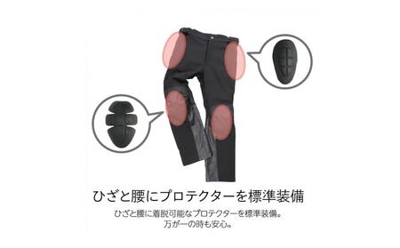 【デグナー】メンズソフトシェルオーバーパンツ [DP-29] ＜Lサイズ＞［ 京都 バイク 革製品 ブランド プロテクター パンツ 人気 おすすめ 革 レザー ツーリング ライダー バイカー バイクギ
