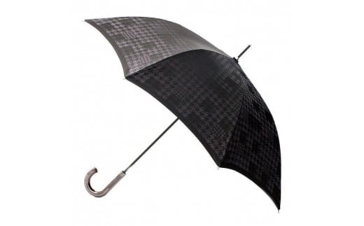 
槙田商店【紳士長傘】monotone 千鳥チェック《晴雨兼用》
