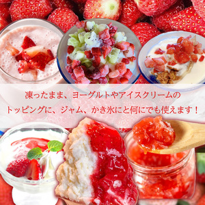 【2026年7月下旬から発送】愛媛県オリジナル品種 紅い雫の冷凍イチゴ 1.5kg いちご いちご いちご いちご いちご【WN0035】