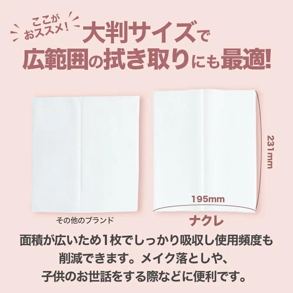 ナクレ ティッシュペーパー 50箱 ティッシュ D0437R0806