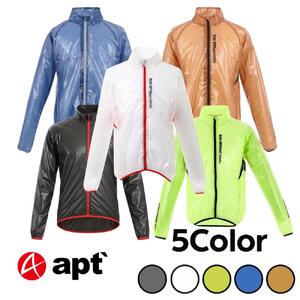 apt' レインジャケット レインコート 雨・梅雨時のロードバイク サイクリング用 メンズ サイクルジャケット 【Sサイズ・グレー】
