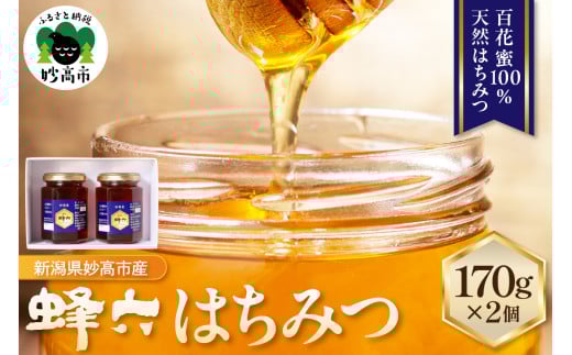 蜂六　はちみつ170g×2個【新潟県妙高市】