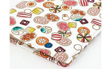 【文庫屋大関】パーソナルホルダー　飴【皮革工芸品】 民芸品 雑貨 日用品 文房具 革小物 革製品 ファイル ケース 