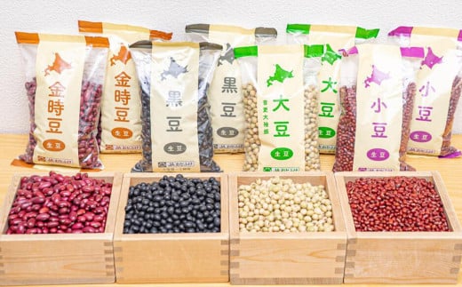 〔先行受付〕おとふけ生豆セット＜令和8年産＞【A17】2026年11月下旬頃より順次発送