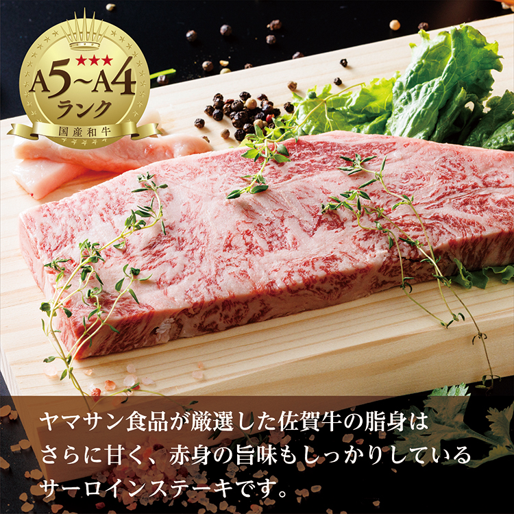 ｄ－７２　佐賀牛サーロインステーキ（２５０ｇ×２枚）