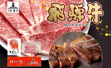 飛騨牛 ロースステーキ 小分け 和牛 飛騨牛【200g×2枚 計400g】【冷凍】