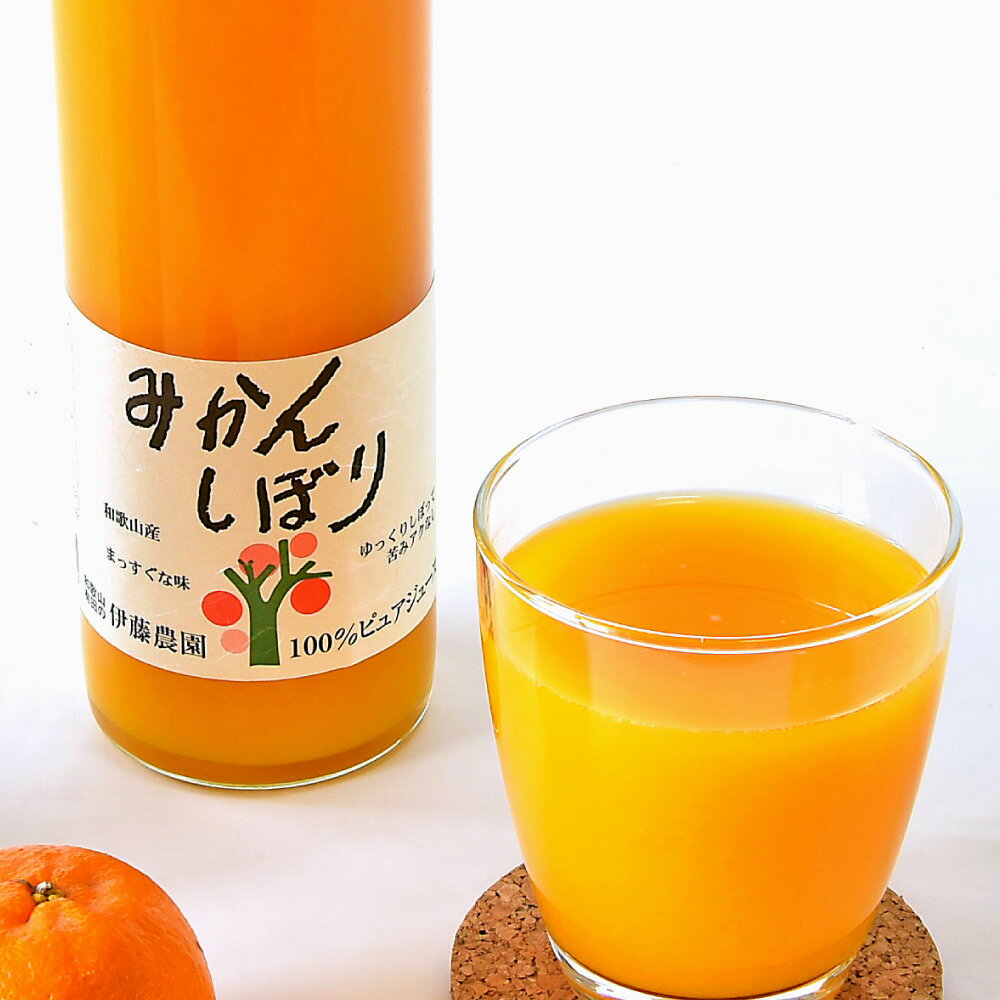 【ふるさと納税】100%ピュアみかんジュース750ml×6本セット(A484-2) ふるさと納税 ジュース みかんジュース みかん オレンジジュース