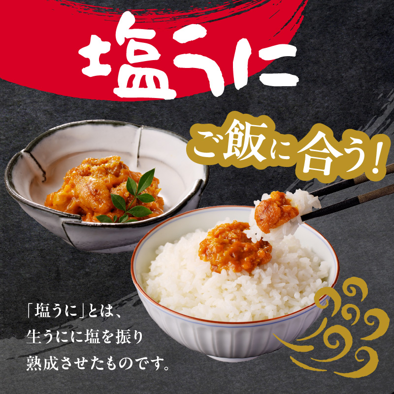 海魚のこのわた 塩うにセット ／ 日本三大珍味 珍味 うに 雲丹 塩ウニ ナマコ 酒の肴 おつまみ つまみ ウニ丼 ご飯のお供 海鮮 魚介 海の幸 玄界灘 国産