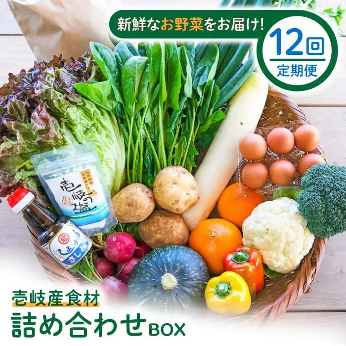 【全12回定期便】壱岐産食材詰め合わせBOX「野菜」 [JBF017] 276000 276000円
