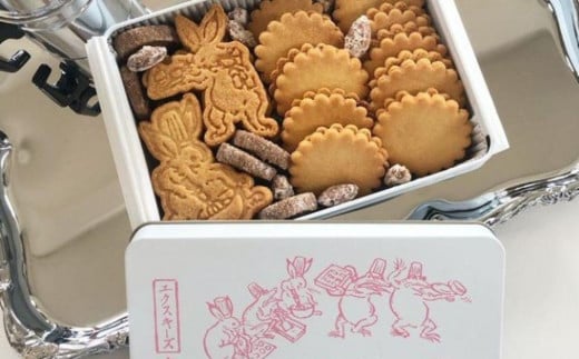 
【パティスリーエクスキーズ】オリジナル鳥獣戯画クッキー缶

