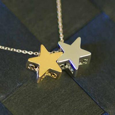 ふるさと納税 阿智村 ふたつ星の立体ぺンダント |  | 01