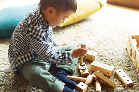 【木のおもちゃ】ちびっこ大工道具セット(箱入り) 名入れ可能