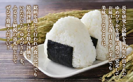 【定期配送3ヵ月】ホクレン ゆめぴりか 精米4kg（2kg×2）