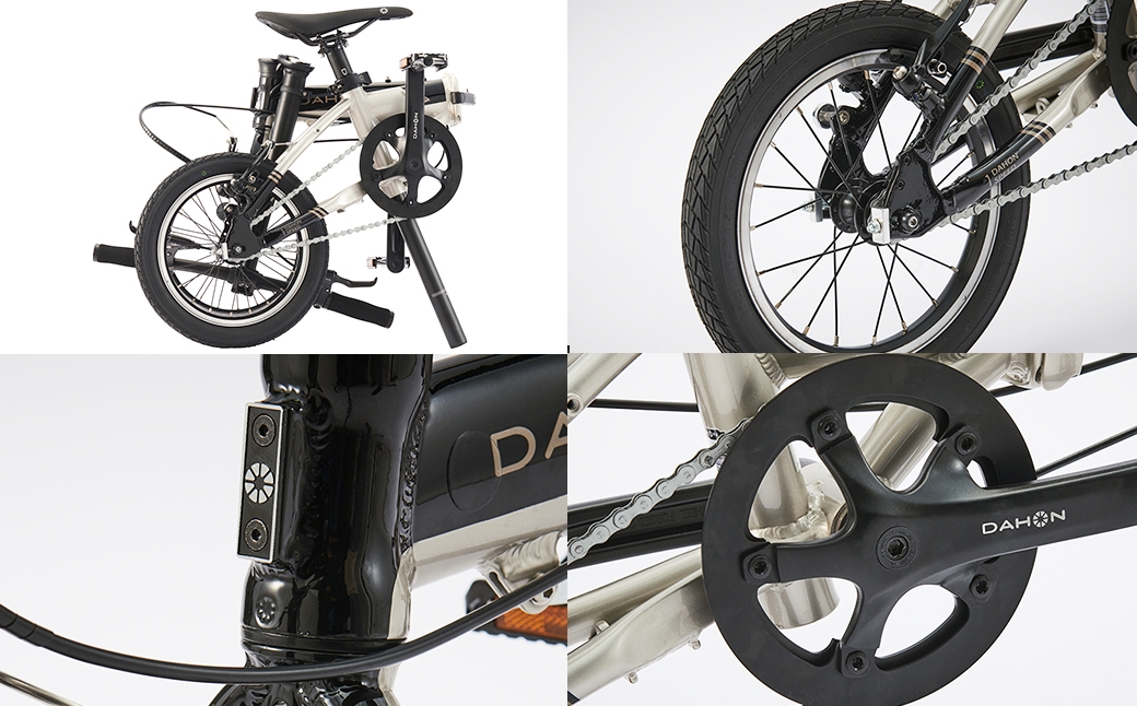 DAHONフォールディングバイクK1SteelBlack14インチ