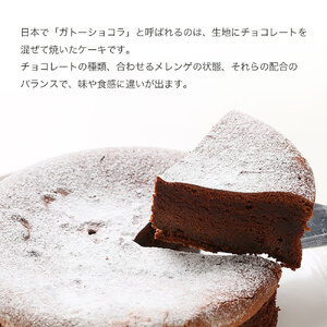 日時指定可 ガトーショコラ 4号 冷凍 チョコレート ケーキ バレンタイン