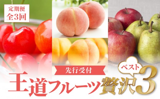 
                  《先行受付》王道フルーツ贅沢ベスト３【定期便全3回】 【060-T14】
                