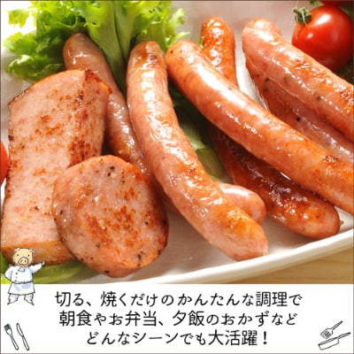 【伊豆沼ハム】ソーセージ彩りギフト【配送不可地域：離島】【1045101】