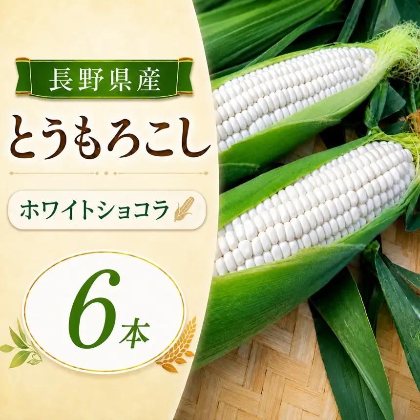 とうもろこし ホワイトショコラ 6本 | 寺畑農園