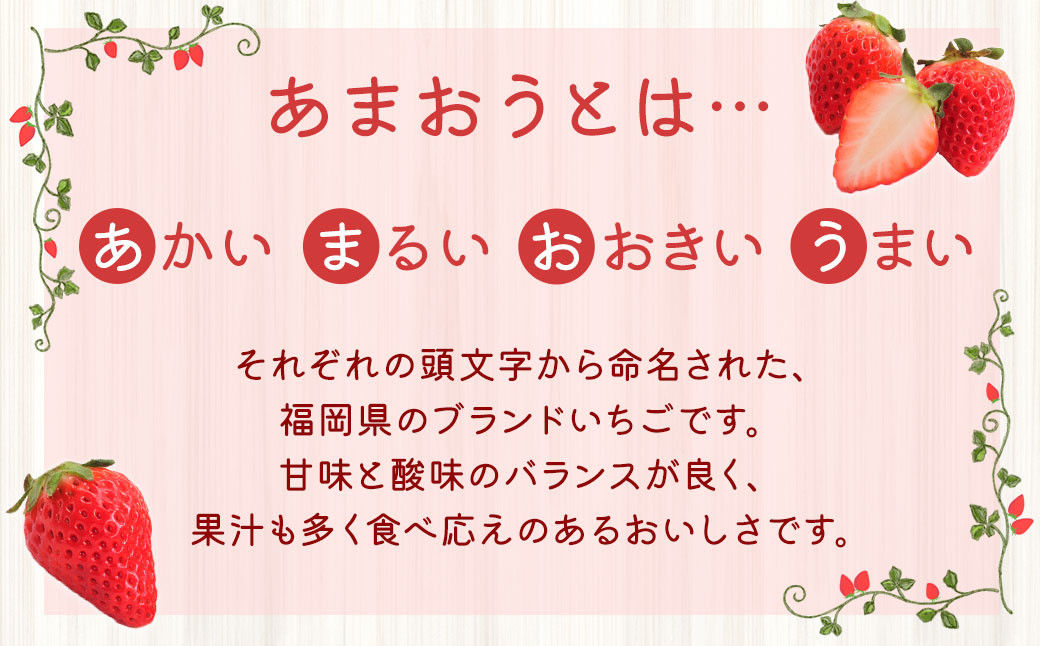 福岡県産 博多あまおう約560g（約280g×2パック入り）  【2025年1月下旬～3月下旬発送予定】