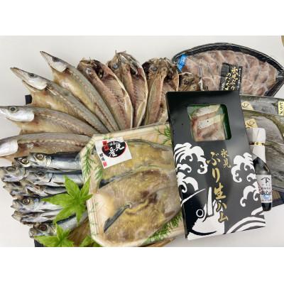 ふるさと納税 氷見市 日本海氷見の幸10種!【氷見ぶり・昆布〆お刺身】鱈場おすすめ一夜干しセット |  | 02