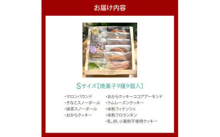 米粉スイーツBOX (Sサイズ)　【大阪府吹田市】焼菓子 詰め合わせ ギフト 贈り物 手土産 お土産 お取り寄せ スイーツ