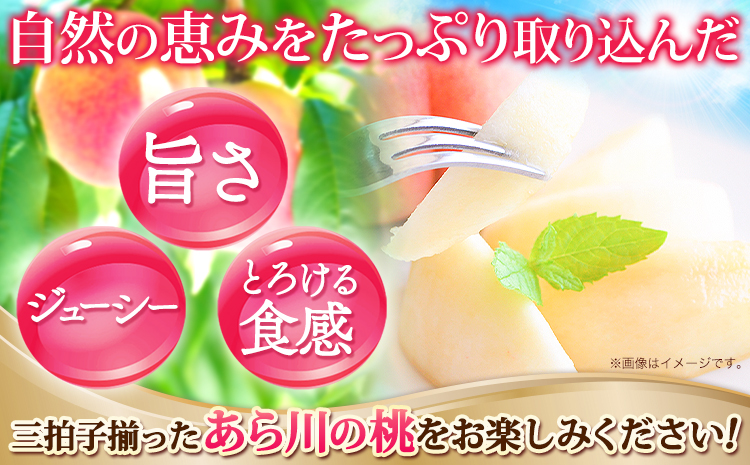 桃 もも あら川の桃 和歌山県産 紀州 の名産 旬の桃厳選 約2kg 6-8玉入り 《2024年6月中旬-8月中旬頃出荷》 果物 フルーツ 和歌山 あかつき 紀の川 あらかわ 白鳳 日川白鳳 八旗白鳳