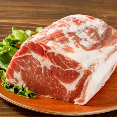 鹿児島産 黒豚 肩ロース ブロック肉 2kg KN021-038-02 豚 肉 冷凍