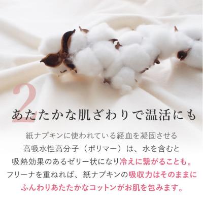 ふるさと納税 白石市 使い捨て布ナプキン FREENA フリーナ(テープ付)64枚入 |  | 02