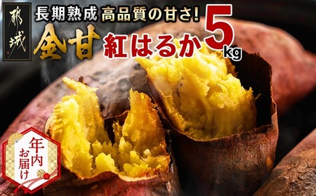 【年内お届け】都城産 長期熟成紅はるか 5kg≪2025年12月15日～31日お届け≫_AA-I202-HNY