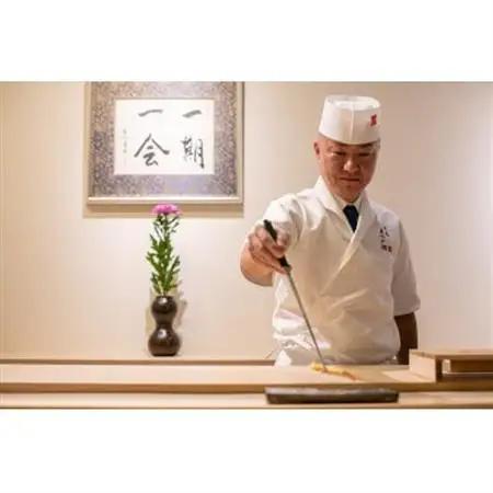 カウンターで揚げたての特選天ぷら懐石コースペアチケット_旅行券・チケット 食事券  _【1399183】