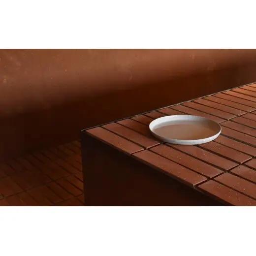 1616/ CMA Stack Flat 205 Earth Grey 2枚セット【1616/arita japan】有田焼 セシリエ・マンツ 北欧 デンマーク 食器 器 うつわ 皿 プレート グレー