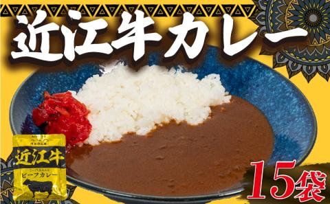 近江牛 カレー 160g×15袋セット ( レトルトカレー,近江牛カレー,2400g, 黒毛和牛カレー,国産,ふるさと納税, 牛肉カレー,黒毛和牛,ブランド牛,肉カレー,ギフト,自宅用,三大和牛,和牛カレー, 贈り物,内祝い