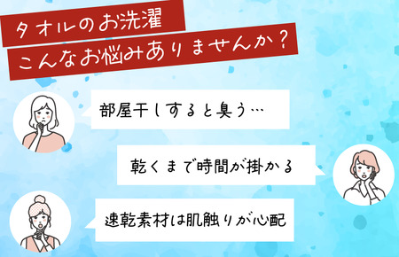 （今治タオルブランド認定）とにかく乾きやすいタオル バスタオル 3枚セット（ライトグレー）【I000410LGY】