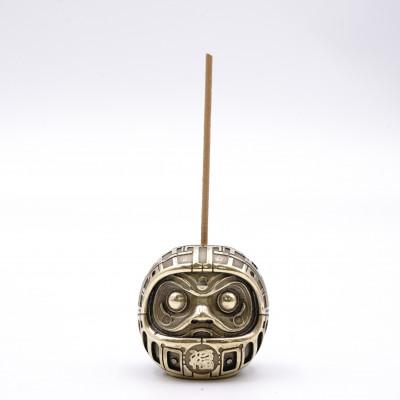 ふるさと納税 高岡市 福香 -FUKKA-　達磨/DARUMA S　ゴールド　お香立て |  | 01