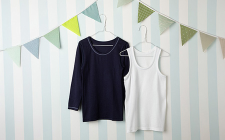 No.533-01 Fleepボーイズインナー　ブルーベリーセット（タンクトップ）1セット【サイズ：110】