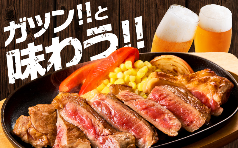 牛肉 ロースステーキ 600g【氷温熟成×極味付け 約200g×3枚  訳あり サイズ不揃い 小分け 焼くだけ】