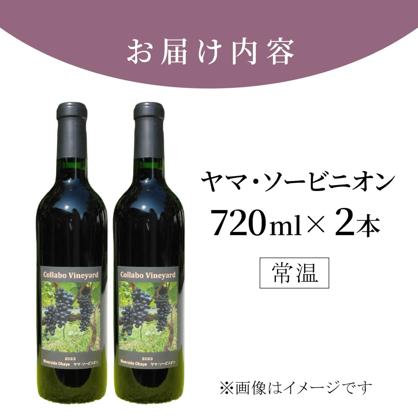 赤ワイン（ヤマ・ソービニオン） 2セット