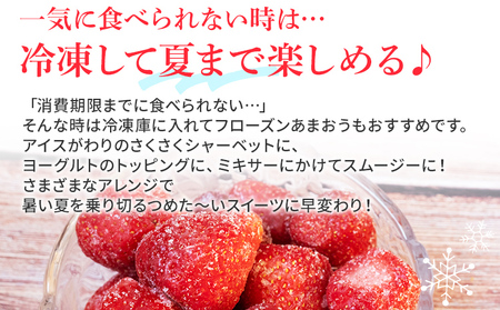 ジャム用あまおう2kg ※2024年2月中旬～5月10日頃にかけて順次出荷予定 BD07