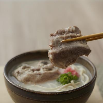 ふるさと納税 与那原町 【沖縄そば金太郎】軟骨ソーキそば 8食セット(とんこつ4食・かつお4食) |  | 02
