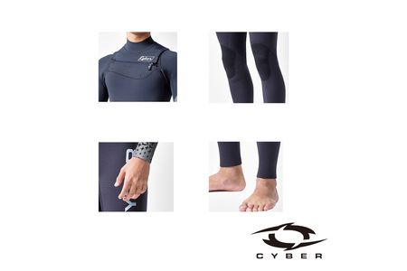 ウェットスーツ CYBER 3/2mm ZEST-LIMITED フルスーツ FALL/WINTER仕様  Mサイズ