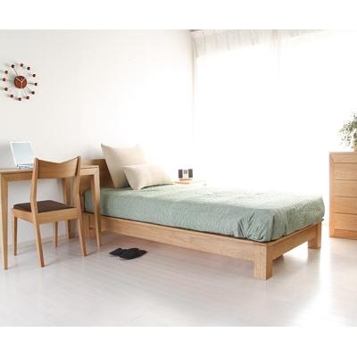 ふるさと納税 旭川市 旭川家具 山室家具製作所 LINEA(リネア) No.106 シングルベッド ナラ_00932
