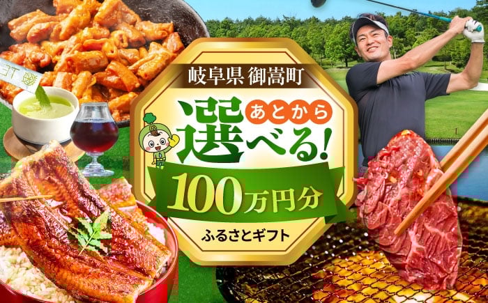 
            【あとから選べる】 岐阜県御嵩町ふるさとギフト 100万円分  飛騨牛 うなぎ ゴルフ場 あとから ギフト [AVBM015]
          
