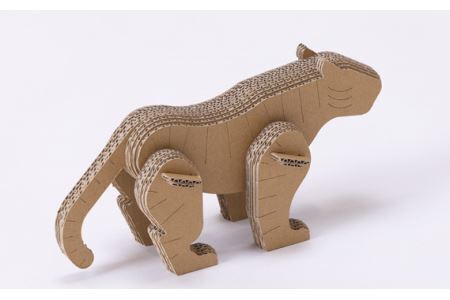 No.215 段ボール製工作キット　干支シリーズ　トラ