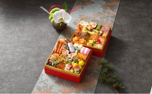 生おせち　和洋中二段重　芙蓉（2025年12月31日着指定）新潟市 おせち料理 お取り寄せ