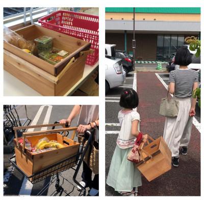 ふるさと納税 朝日村 信州朝日村産カラマツで作る本物のエコロジー 【ウッドバスケット Lサイズ】 |  | 03